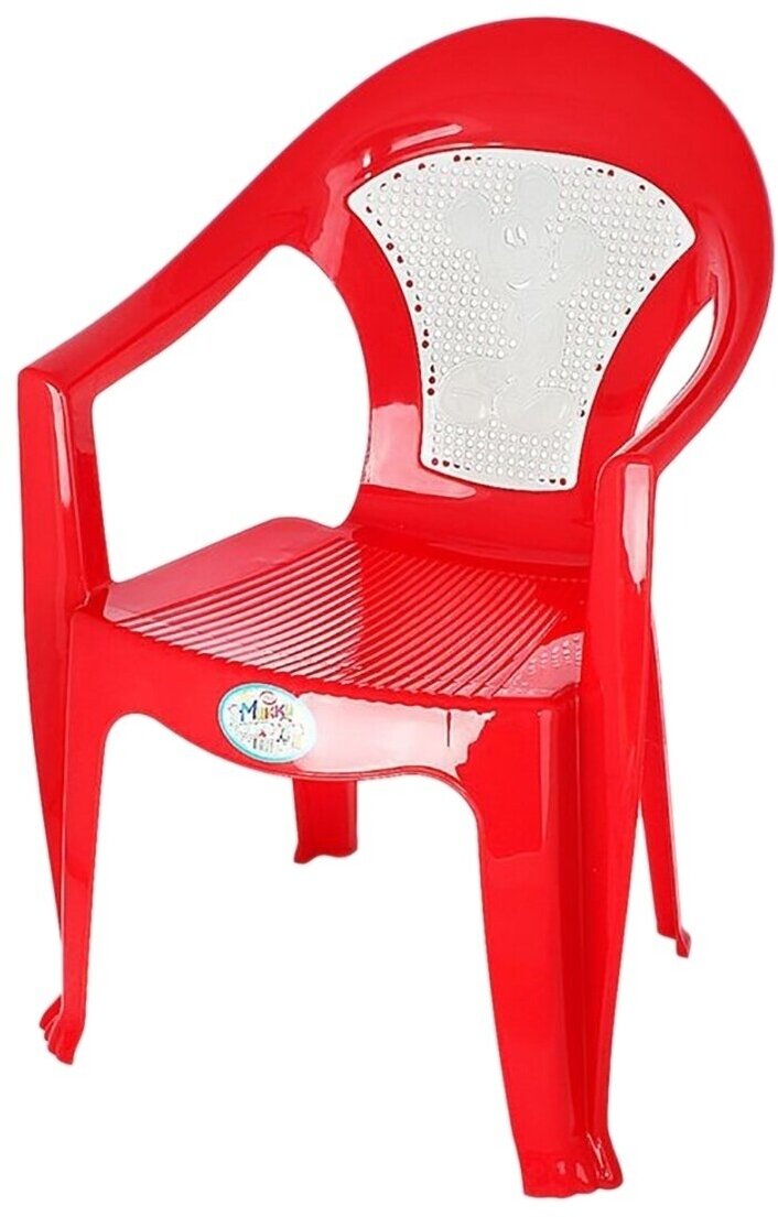 Кресло игровое Микки стул детский пластиковый - фотография № 3