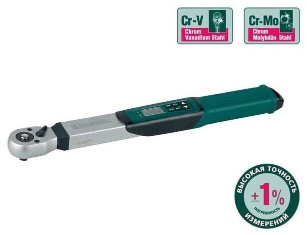 Динамометрический ключ KRAFTOOL DIGITAL 3/8 10-135 Нм 64043-135