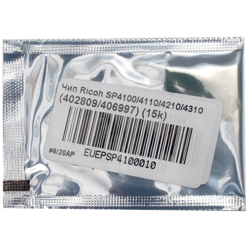 3 шт девелопер ricoh aficio sp 4100 4310 ap 400 45 г банка 15k нужен тонер 402809 type sp4100 402810 402813 403180 406997 407008 Чип TONEX SP4100, SP4310 (402809, 406997) для Ricoh Aficio SP 4100, SP 4110, SP 4210, SP 4310 (Чёрный, 15000 стр.)