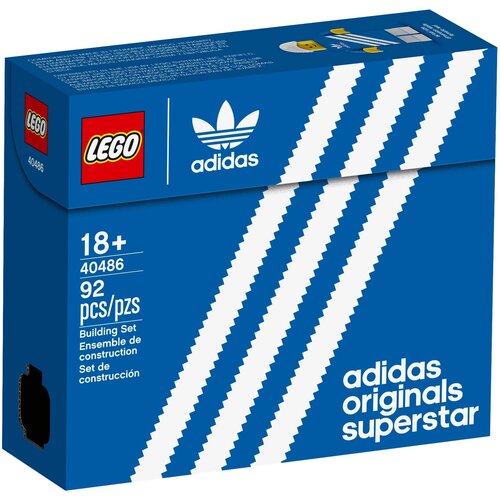 Конструктор LEGO Лего 40486 Кроссовок adidas Originals Superstar (мини-модель) конструктор lego пикап lego icons 10290