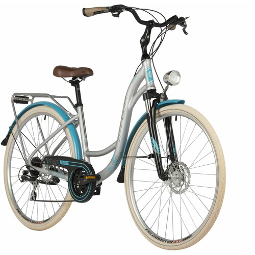 Велосипед STINGER 700C CALIPSO EVO серый алюминий размер 17 4400000₽