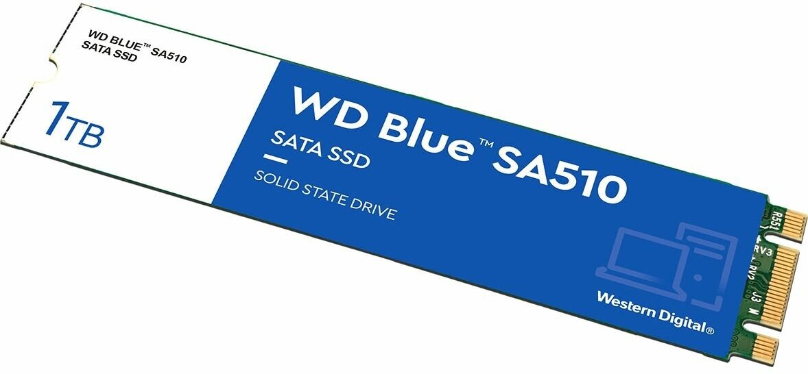 Твердотельный накопитель SSD Western Digital Blue SA510, 250GB, M.2(22x80mm), SATA3, R/W 550/525MB/s, IOPs 95 000/81 000, TBW 100, DWPD 0.2 (12 мес.) - фотография № 11