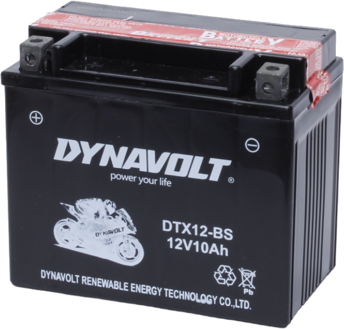 Аккумулятор Dynavolt DTX12-BS 12V AGM