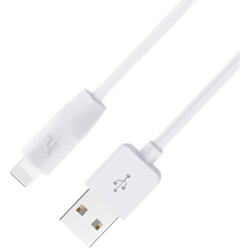 Кабель USB HOCO X1 Rapid, USB - Lightning, 2.4А, 2м, белый кабель usb hoco x1 rapid usb lightning 2 4а 2м белый