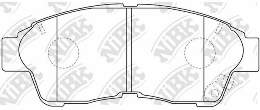 Тормозные колодки передние TOYOTA Camry/CarinaE/Corolla/Rav4 NIBK PN1322