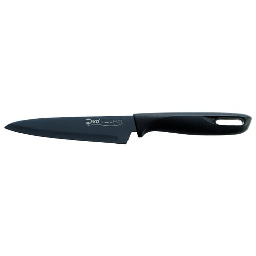 фото Ivo нож кухонный titanium evo 12 см черный