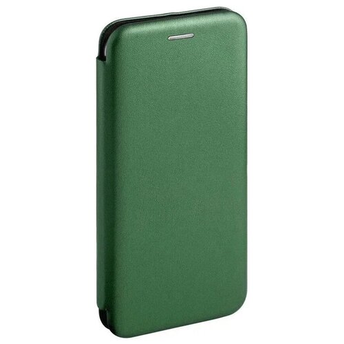 Чехол книжка для Samsung Galaxy M32 зеленый противоударный откидной с подставкой, кейс с магнитом, защитой экрана и отделением для карт