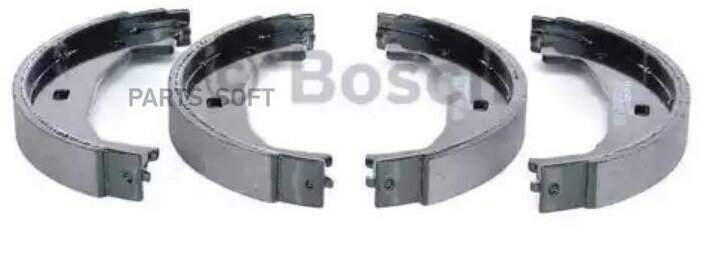 BOSCH 0986487608 Колодки торм. бараб. ручн. торм.[160.5x20]