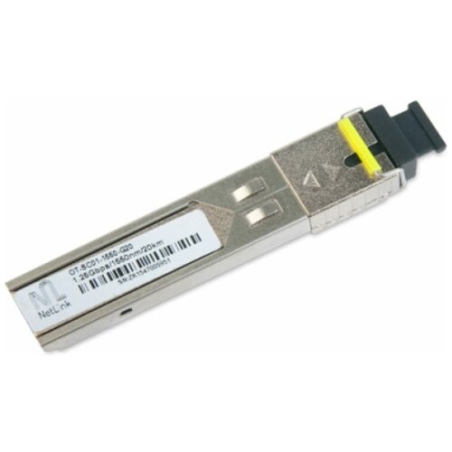 Модуль NetLink SFP-OT-SC01-1550-G-20km (Tx-1550nm, Rx-1310nm)