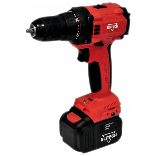 Аккумуляторная дрель-шуруповерт Elitech ДА 12БЛ2 Е220100102 электроинструмент подарок на день рождения мужчине любимому папе дедушке парню 1153000₽