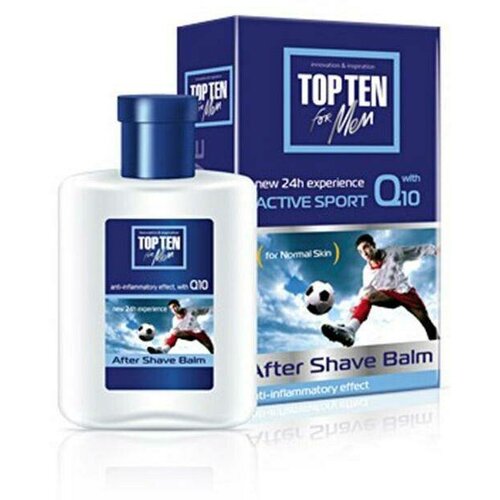 RUBELLA TOP TEN for men бальзам после бритья ACTIVE SPORT для нормальной кожи 100мл