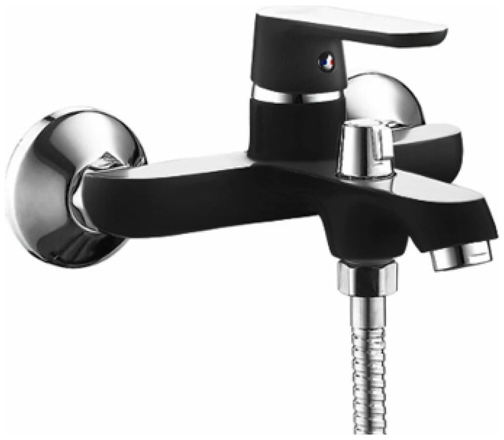 Смеситель для ванны MATRIX SMF-323303/BK цвет черный