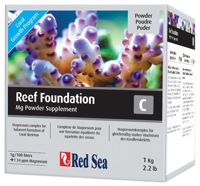 Добавка с солями магния Red Sea Reef Foundation C (Mg), 1 кг