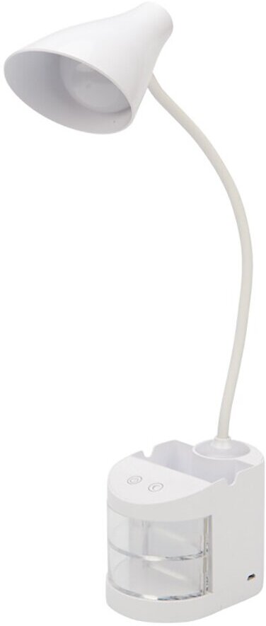 Лампа светодиодная настольная Rexant Click Shift, 6 Вт, 4000 К, сенсор-диммер, ночник, белая - фотография № 1