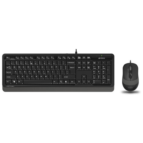 Клавиатура + мышь A4 Fstyler F1010 клав: черный/серый мышь: черный/серый USB Multimedia