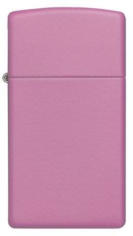 ZIPPO Slim® с покрытием Pink Matte, латунь/сталь, розовая, матовая, 29x10x60 мм - фотография № 11