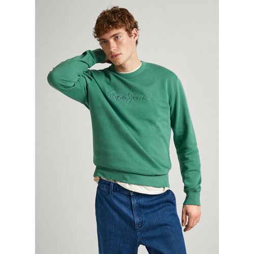 Толстовка Pepe Jeans, размер XL, зеленый толстовка pepe jeans размер xl хаки зеленый