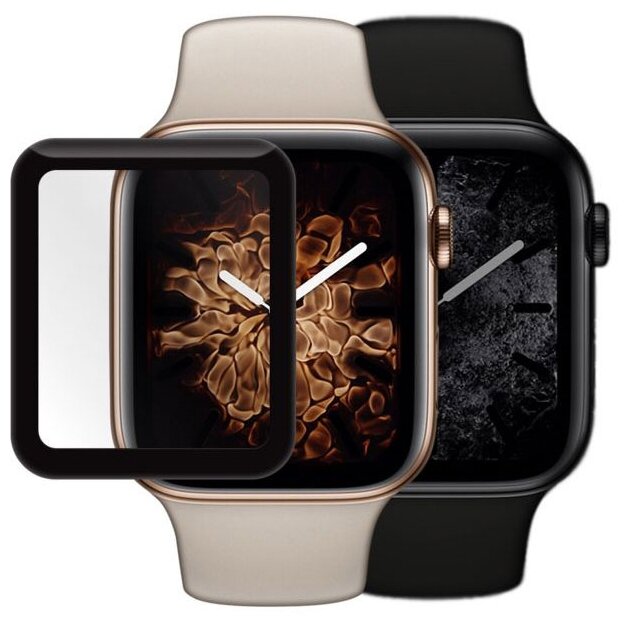 Защитное стекло Mobius для Apple Watch 4 3D Full Cover (40 мм)