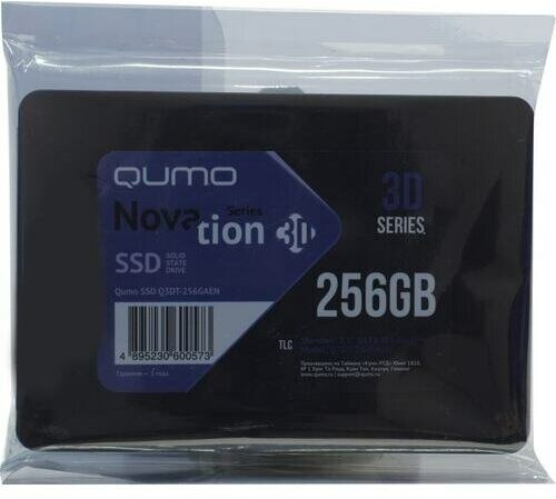 SSD Qumo Novation 3D TLC Q3DT-256GAEN