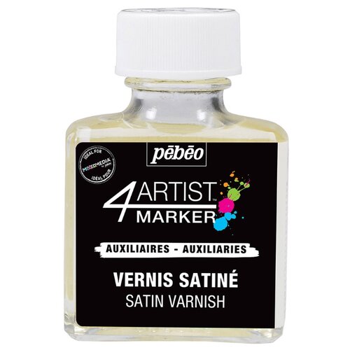 PEBEO Лак покрывной для маркеров 4Artist 75 мл 580731 сатиновый 59018031062 2826₽