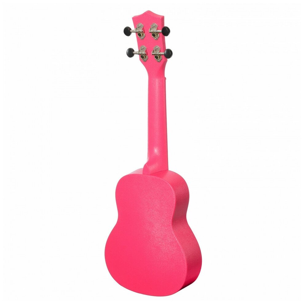 Укулеле-сопрано MARTIN ROMAS MRP-PAW PK чехол, ABS-пластик, отделка - матовая, цвет - розовый - фотография № 2