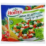 HORTEX Замороженная овощная смесь Овощи по-деревенски, 400 г - изображение