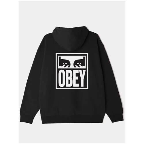 фото Худи eyes icon hood obey ( xl / черный / 112843126 )