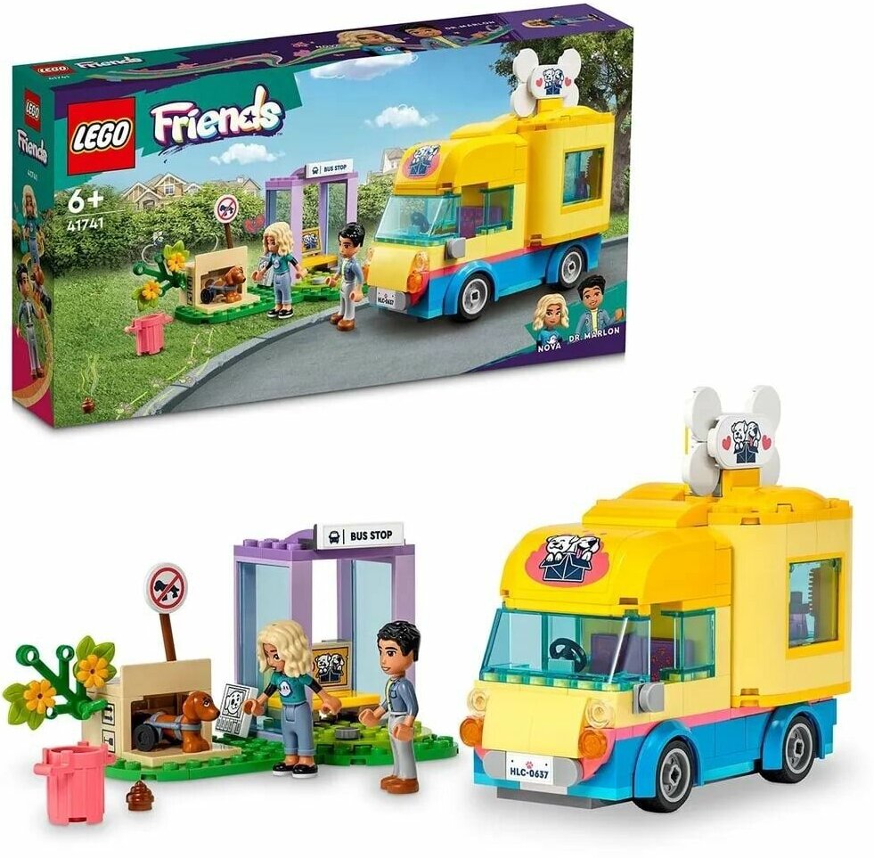 Конструктор LEGO Friends Фургон для спасения собак 41741-L