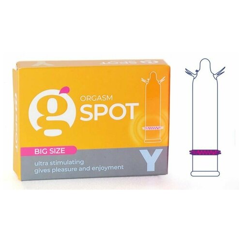 Стимулирующая насадка G-Spot Y Big size, 1 упаковка