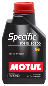 Моторное масло Motul Specific 505 01 502 00 5W-40 синтетическое 1 л