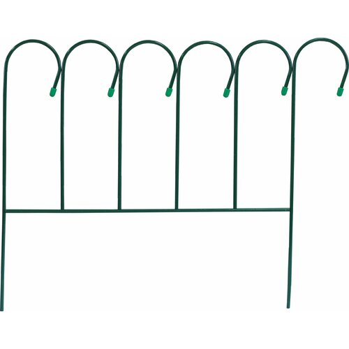 Заборчик Клевер-С Барашек садовый зеленый 0,65x0,83 м