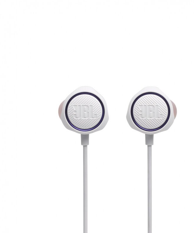 Наушники JBL Quantum 50, mini jack 3.5 mm, white