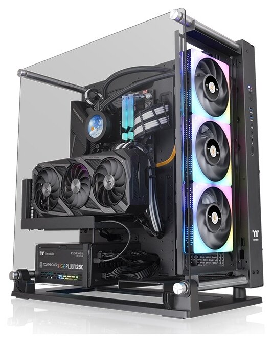 Корпус Thermaltake Core P3 TG PRO черный без БП