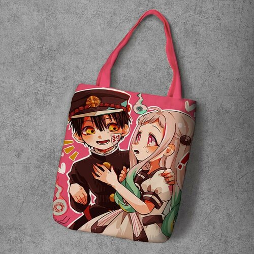 фото Сумка шоппер anime dakimakura, фактура рельефная, мультиколор