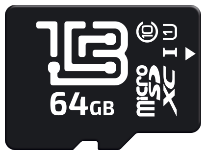 Карта памяти microSDXC BaseTech, 64Gb, Class 10