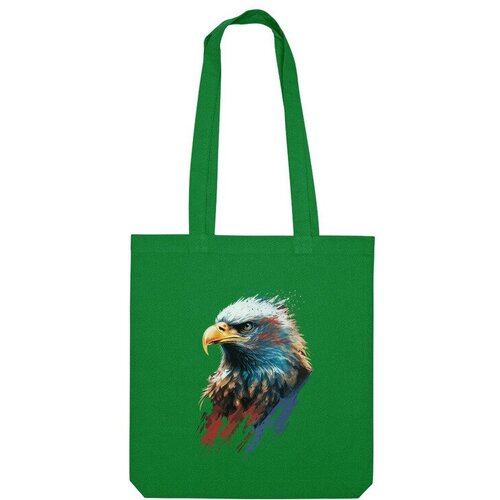 фото Сумка шоппер us basic, зеленый