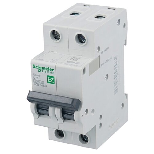фото Автоматический выключатель Schneider Electric Easy 9 2P (C) 4,5kA 32 А