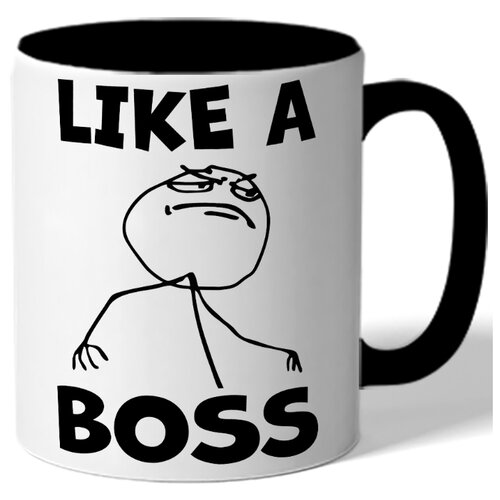 фото Кружка цветная like a boss drabs