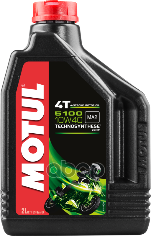 Масло Моторное Для 4-Х Тактных Двигателей 5100 Ester 4T 10W40 П/Синт.2л Motul MOTUL арт. 104067