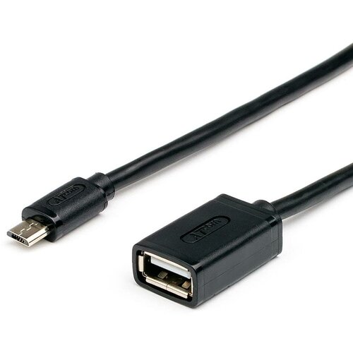 Кабель 0.1 m USB(Af) <=> microUSB OTG ATcom AT3792