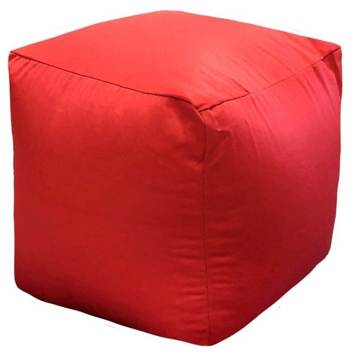 Dreambag Пуфик Куб Красный Фьюжн (Классический) - фотография № 2