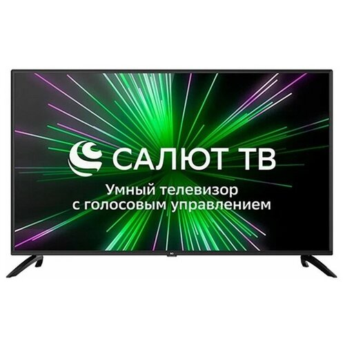 Телевизор BQ 50SU02B 50 3840x2160 DVB-T2SS2 HDMI 3 USB 2 SmartTV чёрный 4126500₽