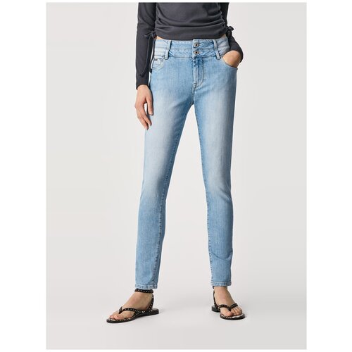 Джинсы для женщин, Pepe Jeans London, модель: PL204269PC60, цвет: голубой, размер: 32/30