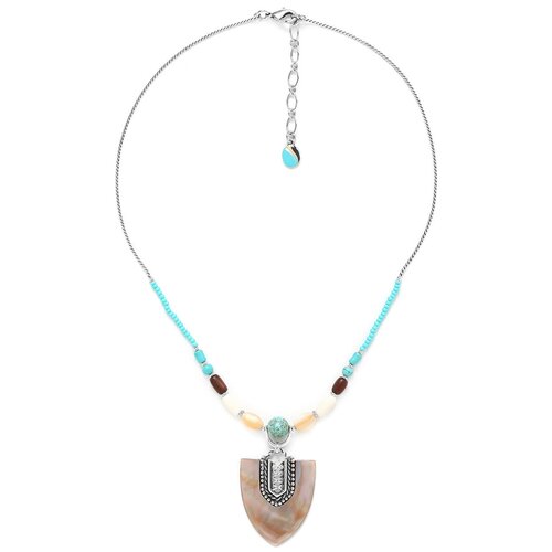 Колье Nature Bijoux, Malibu, говлит,перламутр,кость и сибукао, NB23.1-15-42642 голубой