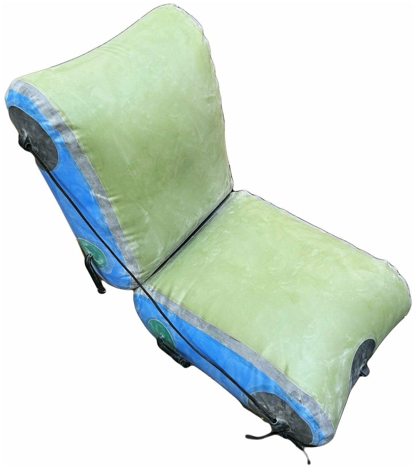 Кресло надувное резиновое в лодку тип-1 (2-х секционное ширина 40 см высота 67 см)