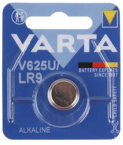 Varta Батарейка алкалиновая Varta Professional, V625U (PX625A)-1BL, 1.5В, блистер, 1 шт.