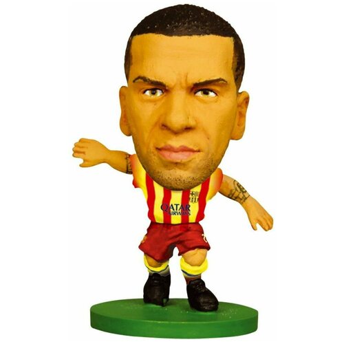 Фигурка футболиста Soccerstarz Дани Алвес Барселона (Dani Alves Barcelona) Away Kit (202514) фигурка футболиста soccerstarz жоржи жезуш бенфика jorge jesus benfica 400184