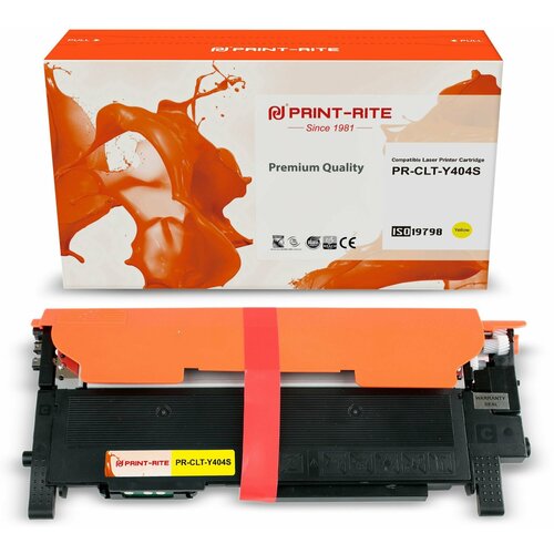 Print-Rite Картридж совместимый ПринтРайт Print-Rite PR-CLT-Y404S CLT-Y404S желтый 1K print rite картридж совместимый принтрайт print rite pr clt k404s clt k404s черный 1 5k