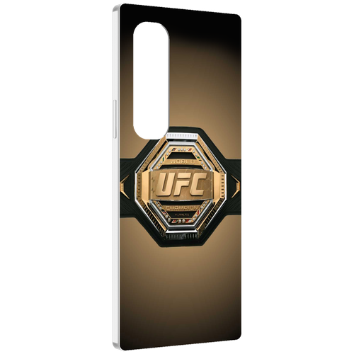 Чехол MyPads UFC единоборства мужской для Samsung Galaxy Z Fold 4 (SM-F936) задняя-панель-накладка-бампер