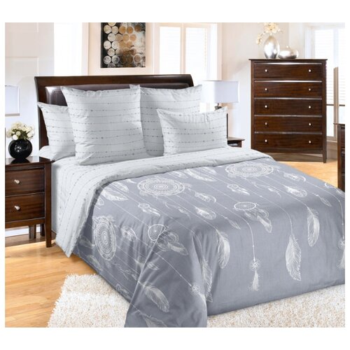 фото Постельное белье "ловцы снов 1" ( евро ), перкаль текс-дизайн